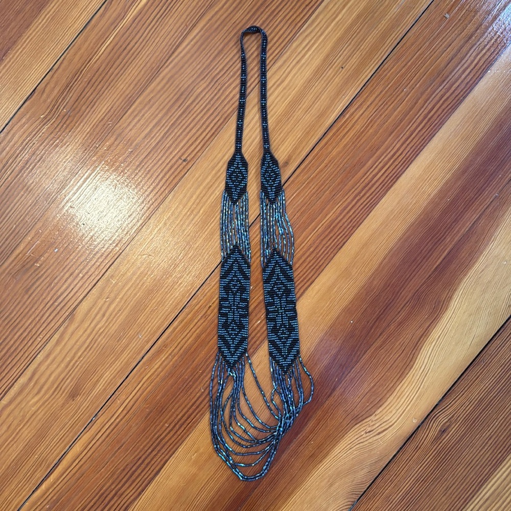 Geometric Beaded Necklace